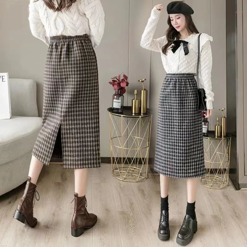 Plaid Skirt For Women Spring And Autumn