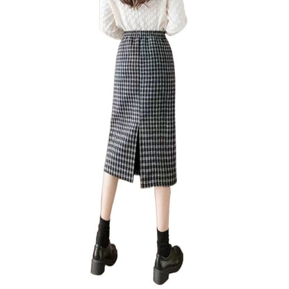 Plaid Skirt For Women Spring And Autumn