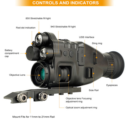 CY789 HD Photography Night Vision Instrument Sets Of Aiming