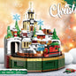 18020 Christmas Castle Music Box Building Block Toys