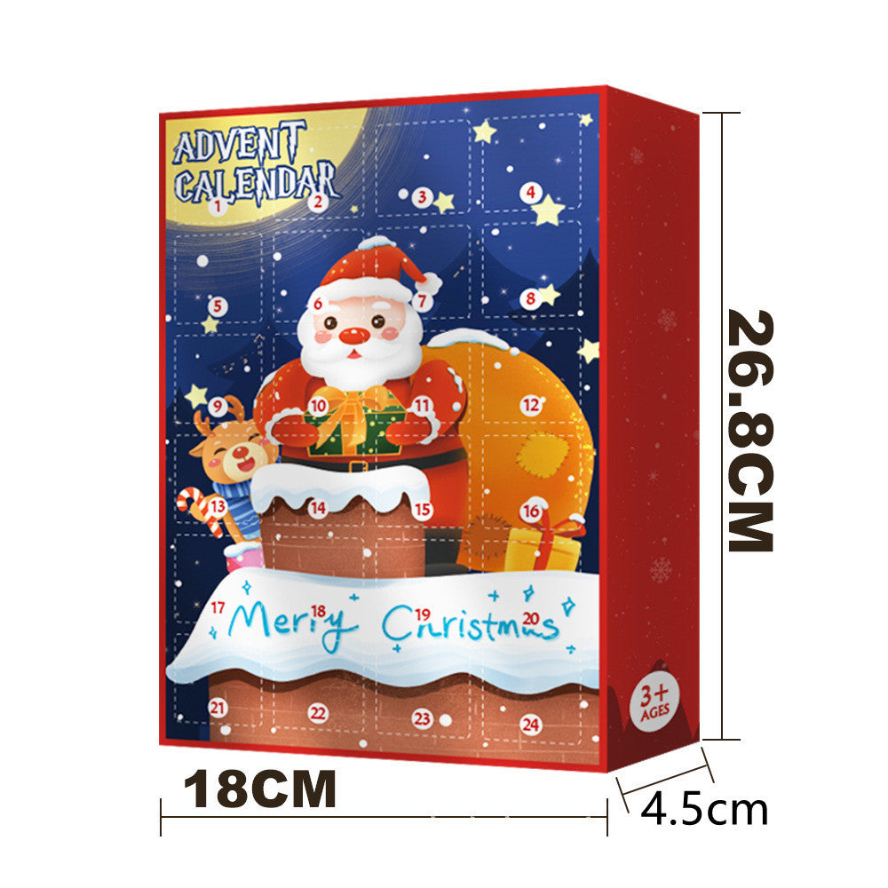 Christmas Blind Box Countdown Surprise Dismantling Toy Set