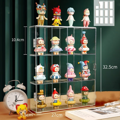 Blind Box Storage Display Rack Bubble Matt Hand Doll Acrylic Dust Cabinet Doll Hanging On The Wall