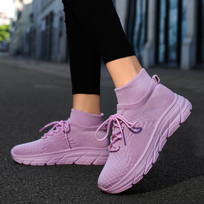 Fashion Stretch Sock Shoes Booties