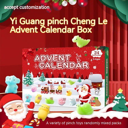 Christmas Luminous Squeezing Toy Calendar Blind Box