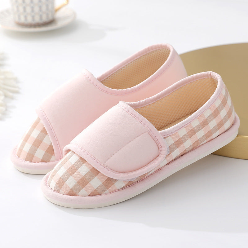 Spring And Autumn Home Thin Pregnant Women Postpartum Maternity Plus Size Confinement Shoes Soft Bottom Non-slip