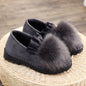 Womens Cotton Fleece Winter Beanie Shoes