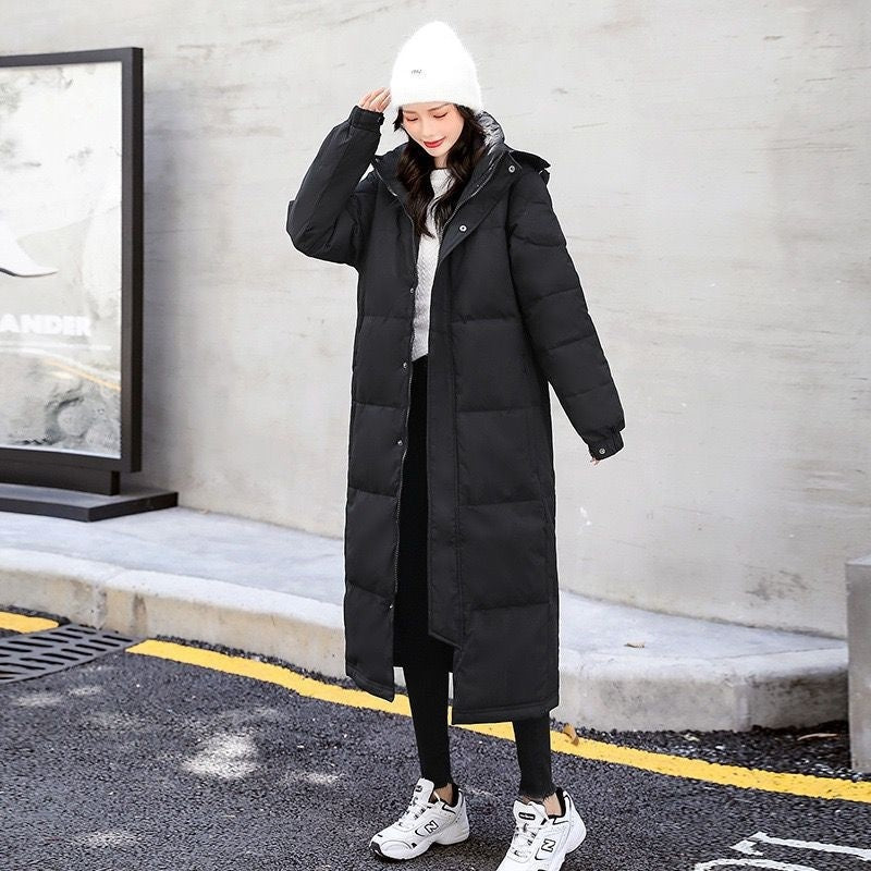 Winter Print Warm And Trendy Down Cotton-padded Coat For Women