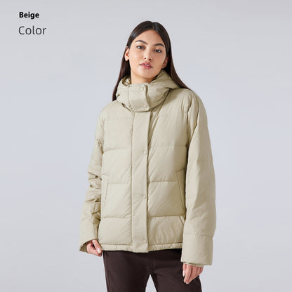 Down Jacket Female Casual Hooded Coat