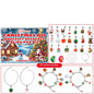 24 Grid Christmas DIY Bracelet Necklace Blind Box Christmas