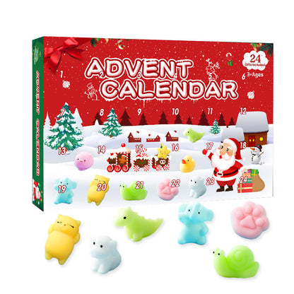 Christmas Luminous Squeezing Toy Calendar Blind Box