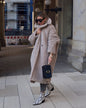 Teddy Bear Coat Lamb Fur Warm Thickened Plush Mid-length Environmental Protection Coat For Women