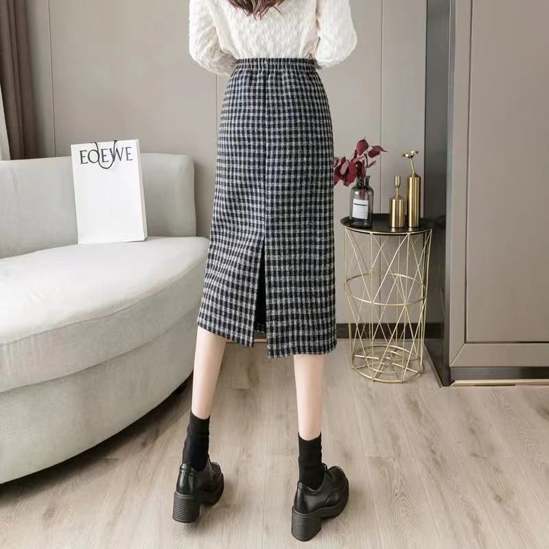 Plaid Skirt For Women Spring And Autumn