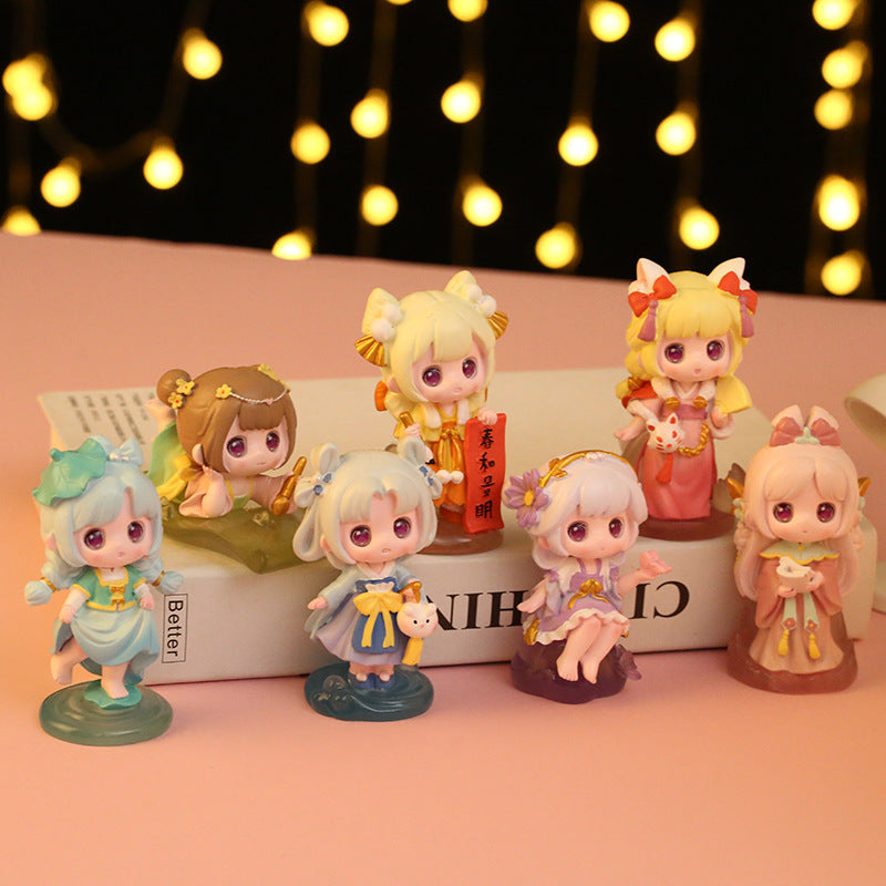 Blind Box Handmade Resin Ornaments Anime Decorations