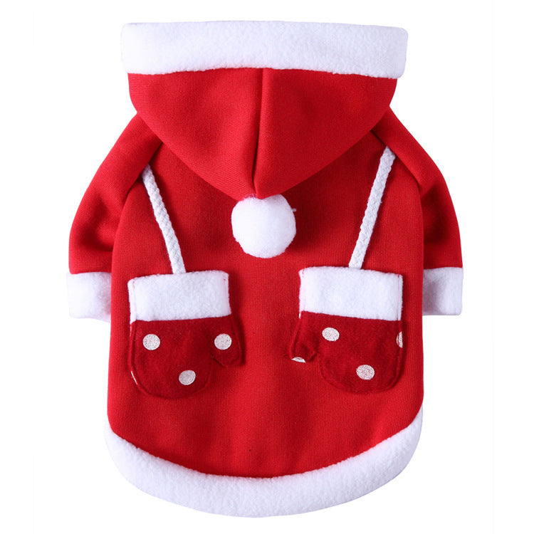 Pet Elk Autumn And Winter Christmas Clothes Pet