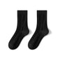 Autumn And Winter Mid-calf Boneless Thickened Solid Color Women's Cotton Socks